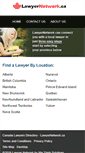 Mobile Screenshot of lawyernetwork.ca